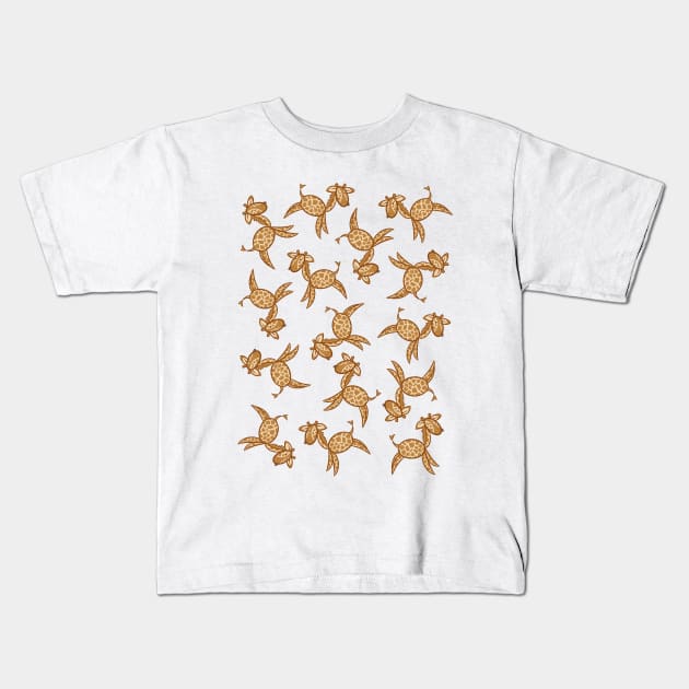 Giraffes! Kids T-Shirt by Kashidoodles